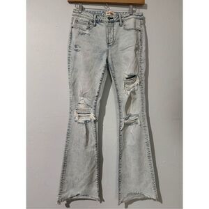 Driftwood Eva light wash flare jeans 29 33L